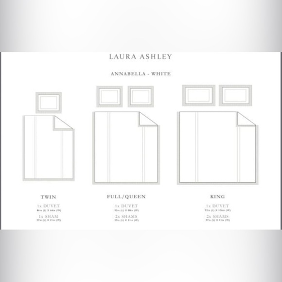 Laura Ashley Bedding Laura Ashley Annabella White Cotton Comforter